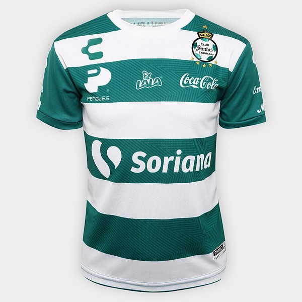 Camiseta Santos Laguna 1ª 8 19 Blanco